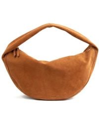 BY FAR - Maxi Cush Suede Shoulder Bag - Lyst