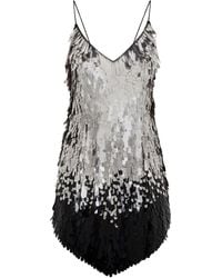 Philipp Plein - Backless Mini Dress Paillettes - Lyst