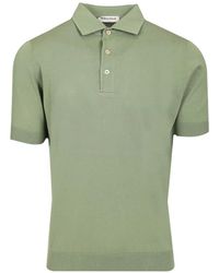 Al Duca d'Aosta - Short-Sleeve Cotton Polo Shirt - Lyst