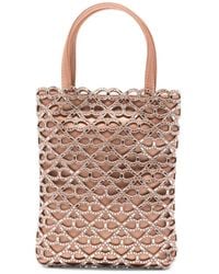 Anya Hindmarch - Crystal-Embellished Satin Mini Bag - Lyst