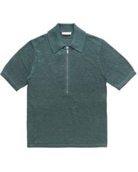 Helmut Lang - Zip-Up T-Shirt - Lyst
