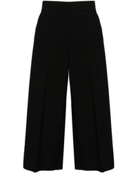 MSGM - Pantalon ample à coupe courte - Lyst