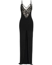 Nissa - Lace-Panel Maxi Dress - Lyst