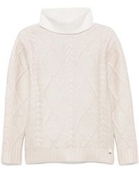 Herno - Lamé-Effect Sweater - Lyst