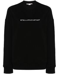 Stella McCartney - Logo-print Cotton Sweatshirt - Lyst