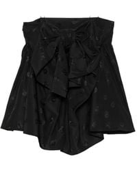 Cecilie Bahnsen - Floral-Embroidered Empire-Line Top - Lyst