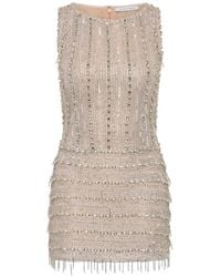 Rachel Gilbert - Florentine Beaded Mini Dress - Lyst