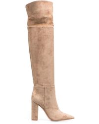 Gianvito Rossi - 105mm Pointed Suede Boots - Lyst
