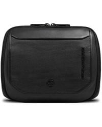 Piquadro - Mini Sac À Bandoulière Pour Ipad À Fermeture Zippée - Lyst