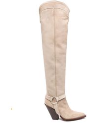 Sonora Boots - Reynosa Belt 90mm Suede Boots - Lyst