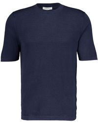 Boglioli - Crew-neck Silk-cotton Blend T-shirt - Lyst