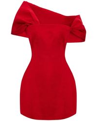 Occleus - Caroline One-Shoulder Ruffled Mini Dress - Lyst