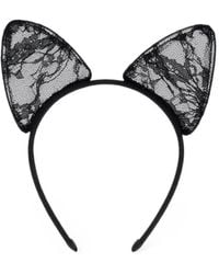 Maison Close - Lace Cat Ear Headband - Lyst