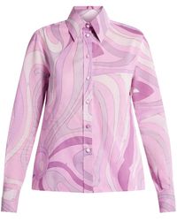 Emilio Pucci - Hemd mit Marmo-Print - Lyst