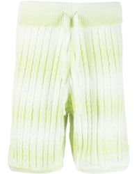 Gcds - Knitted Degradé Bermuda Shorts - Lyst