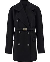 Ferragamo - ダブルコート - Lyst