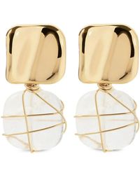 Gas Bijoux - Rock Crystal Earrings - Lyst