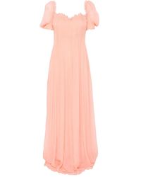 Ermanno Scervino - Pleated Maxi Dress - Lyst
