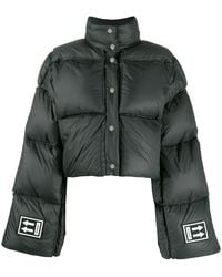 Off-White c/o Virgil Abloh Cropped Donsjack - Grijs