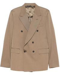 Brian Dales - Double-Breasted Peak-Lapel Blazer - Lyst