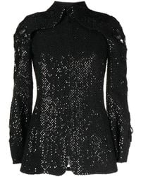 Saiid Kobeisy - Sequin Ripped Jacket - Lyst