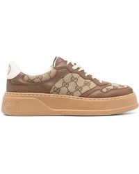 Gucci - Gg Canvas Low-Top Trainers - Lyst