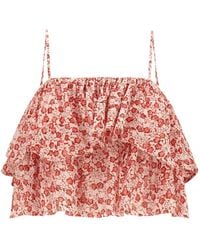 Isabel Marant - Erisa Ruffled Top - Lyst