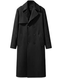 John Richmond - Double-Breasted Trech Coat - Lyst