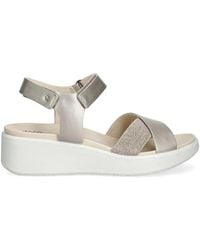 Ecco - Flowt Wedge Lx Touch-Strap Sandals - Lyst