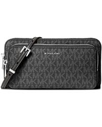 Michael Kors - Monogram-Pattern Cross Body Bag - Lyst