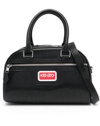 KENZO - Bolso shopper con cremallera y logo - Lyst