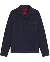 HUGO - Chaqueta Vaquera Con Botones - Lyst