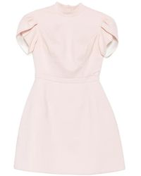 Leen Mougrhabi - Cheri Cut-Out Bow-Detail Mini Dress - Lyst