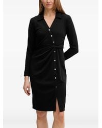 DKNY - Knot-Detail Mini Dress - Lyst