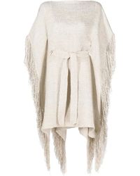 Voz - Fringed Kaftan Top - Lyst