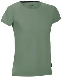 Lamunt - Lara Iconic Tech Short-Sleeve Cotton T-Shirt - Lyst