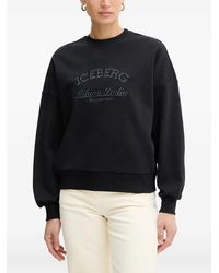 Iceberg - Logo-Embroidered Sweatshirt - Lyst