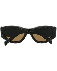 Prada - Logo-Plaque Sunglasses - Lyst