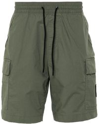 Calvin Klein - Cargo-Shorts mit Logo-Applikation - Lyst
