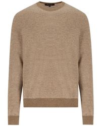Loro Piana - Chevron-Knit Crew-Neck Sweater - Lyst