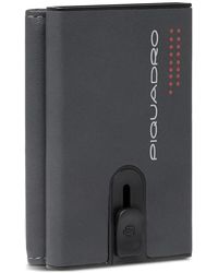 Piquadro - Portafoglio Con Sistema A Scorrimento - Lyst