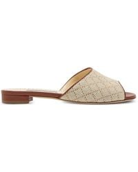 Manolo Blahnik - Smirnapla 10 Woven Leather Sandals - Lyst