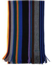 Paul Smith - Signature-Stripe Fringed Scarf - Lyst