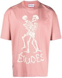 Etudes Studio - Camiseta con logo estampado - Lyst
