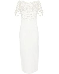 Cult Gaia - Meri Beaded Midi Dress - Lyst