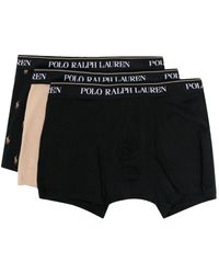 Polo Ralph Lauren - Set di 3 boxer con banda logo - Lyst