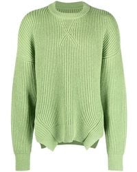 Jil Sander - Mint Cotton And Wool Sweater - Lyst