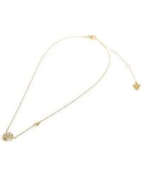 Guess - Crystal-Embellished Pendant Necklace - Lyst