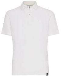 BOGGI - Mother-Of-Pearl Buttons Polo Shirt - Lyst