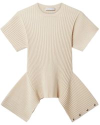 Stella McCartney - Ribgebreide Top - Lyst